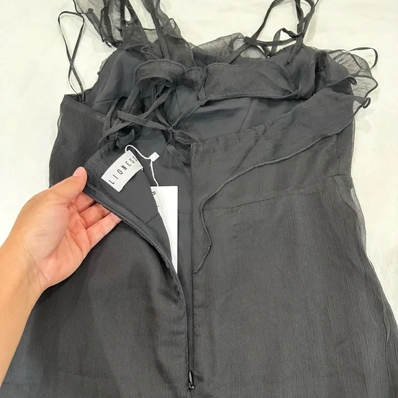 LIONESS COCKTAILS ASAP RUFFLE DRESS - Picture 13 of 15